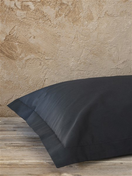 Nima Σεντόνι King Size Βαμβακοσατέν 270x280 Superior Satin Black