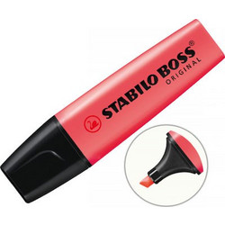 Μαρκαδόρος Υπογράμμισης Stabilo Boss Original 5mm Κόκκινο