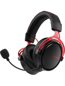 Mpow MPBH415AR Ασύρματο Gaming Headset Over Ear Black Red