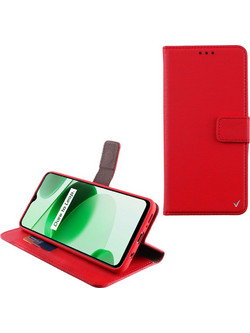 Volte-Tel Allure Magnet Book Stand Clip Θήκη Realme C35 Red