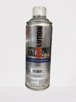 Pinty Plus Evolution Water Base Σπρέι Βαφής P150 Silver 400ml