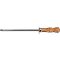 Ακονιστήρι Μαχαιριών Terrestrial 10-058-065 30,5cm Silver-Natural Nava Μονή Ατσάλι,Ξύλο