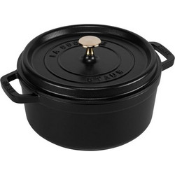 Staub Πυρίμαχη Μαντεμένια Κατσαρόλα Στρογγυλή με Καπάκι 24cm 3.8lt 40500-241-0