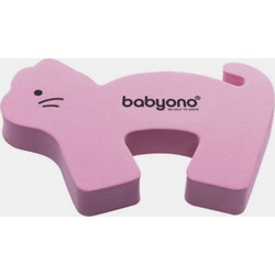 BabyOno Προστατευτικό για Πόρτες Γατούλα Ροζ