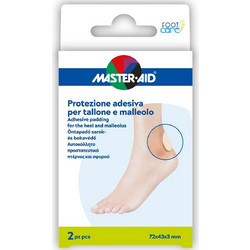 Master Aid Αυτοκόλλητο Επίθεμα για τη Φτέρνα & το Σφυρό 2τμχ