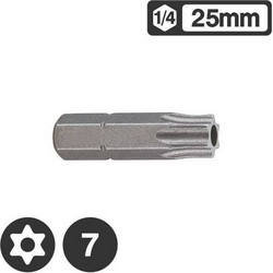 Force 1272507 - Μύτη Tamper Torx 1/4" 25mm - TT7