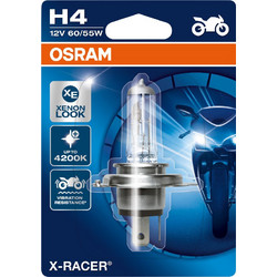 OSRAM H4 12V 60/55W P43t X-Racer 4200K (64193XR-01B) 1τμχ