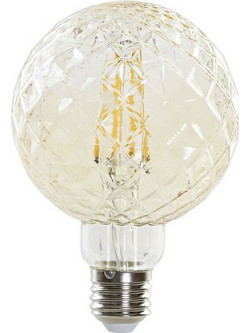Λάμπα LED DKD Home Decor Κεχριμπάρι 4 W E27 450 lm 9,5 x 9,5 x 14 cm