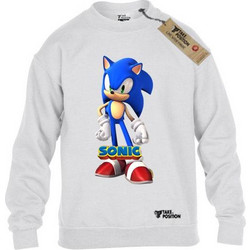Takeposition Sonic Cartoon Παιδικό Φούτερ Λευκό 810-1098-01