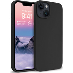 Crong Color Θήκη Premium Σιλικόνης Apple iPhone 14 Plus - Black (CRG-COLR-IP1467-BLK)