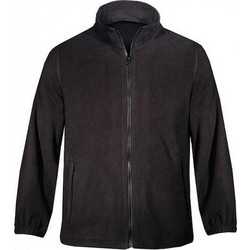 Fageo 614 Ανδρική Ζακέτα Εργασίας Fleece ΜΑΥΡΟ