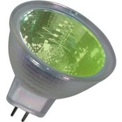 Glou Λάμπα Ιωδίνης Dichroic MR11 20W 12V Gu4 30 Πράσινο Χρώμα