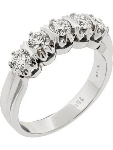 Million Diamonds Γυναικείο Δαχτυλίδι Σειρέ Μισόβερο από Λευκόχρυσο 18K με Διαμάντι RL16867