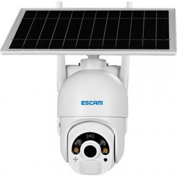 ESCAM QF250 IP Κάμερα Ασφαλείας Wi-Fi 1080p Full HD Αδιάβροχη Νυκτός Μπαταρίας με Ηλιακό Πάνελ