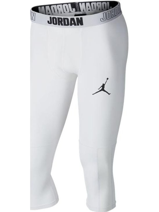 Nike Jordan Dri-FIT 23 Alpha Ανδρικό Κολάν 3/4 Λευκό 892246-100