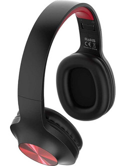 Lenovo HD116 Ασύρματα Bluetooth Ακουστικά On Ear Μαύρα Κόκκινα