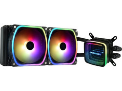 Enermax AquaFusion ADV 240 Black Υδρόψυξη CPU 120mm ARGB για Socket AM2 / AM2+ / AM3 / AM3+ / FM1 / FM2 / 115x / 2011 / 2066 / 2011-3 / AM4 / FM2+ / 1200 / 1700 / AM5