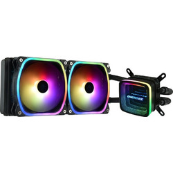 Enermax AquaFusion ADV 240 Black Υδρόψυξη CPU 120mm ARGB για Socket AM2 / AM2+ / AM3 / AM3+ / FM1 / FM2 / 115x / 2011 / 2066 / 2011-3 / AM4 / FM2+ / 1200 / 1700 / AM5