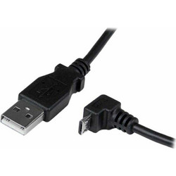 StarTech Regular USB 2.0 to micro USB Cable Μαύρο 2m (USBAUB2MD)
