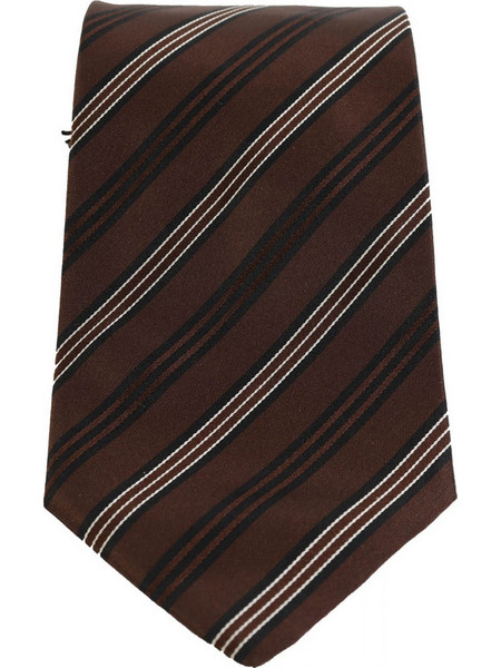 BOSS ΓΡΑΒΑΤΑ 9CM ΡΙΓΕ ΚΑΦΕ