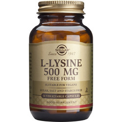 Solgar L-Lysine 500mg 50 Κάψουλες