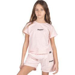 District75 Παιδικό T-Shirt Κοντομάνικο Ροζ 123KGCR-690-0P9
