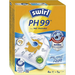 Swirl PH 99 Σακούλες Σκούπας 4τμχ Συμβατές με Σκούπα AEG / Electrolux