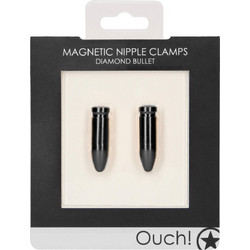 Ouch! Diamond Bullet Magnetic Nipple Clamps