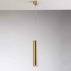 LUCE I-FLUKE-S30 ORO Κρεμαστό Φωτιστικό Οροφής Μονόφωτο GU10 Χρυσό