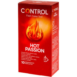 Control Feel Make Feel Hot Passion Προφυλακτικά με Ραβδώσεις & Λιπαντικό 10τμχ