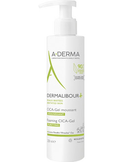 A-Derma Dermalibour Cica-Gel Moussant Αφρόλουτρο σε Gel για Ευαίσθητο Δέρμα 200ml
