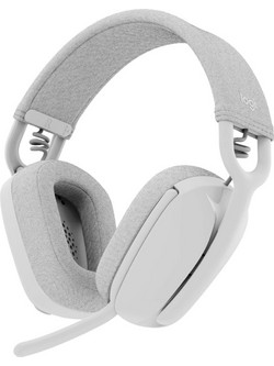 Logitech Zone Vibe 100 Ασύρματο Gaming Headset Over Ear White