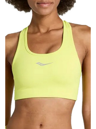 Saucony Skyrocket Bra Αθλητικό Μπουστάκι με Μέτρια Στήριξη Κίτρινο SAW800361-CT