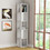 Megapap Piano Γωνιακή Βιβλιοθήκη 31,4x31,4x158,9cm GP037-0155,6