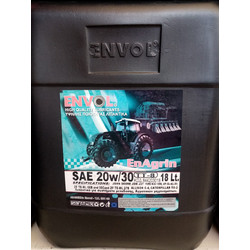 ENVOL SAE 20W/30 TT8 EN AGRIN Super Τractor Oil Universal (Stou) 18lt