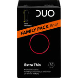 DUO Extra Thin Προφυλακτικά Λεπτά με Λιπαντικό 30τμχ