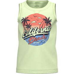Name It Παιδικό T-Shirt Αμάνικο Lime 13215003
