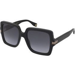 Marc Jacobs MARC1034S RHL90 Γυναικεία Γυαλιά Ηλίου Ορθογώνια Κοκάλινα Μαύρα με Μαύρο Polarized Φακό