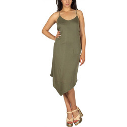 Soft Rebels Inge Midi Καλοκαιρινό Καθημερινό Φόρεμα Χακί 317-307