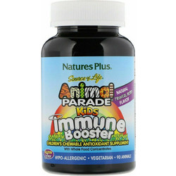Nature's Plus Animal Parade Kids Immune Booster 90 Μασώμενες Ταμπλέτες