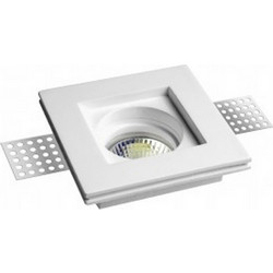 Φωτιστικό Σποτ Χωνευτό Τετράγωνο 100x100x25mm
