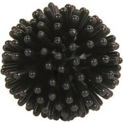 ΠΑΙΧΝΙΔΙ TRIXIE ΜΠΑΛΑ ΣΚΑΝΤΖΟΧΟΙΡΟΣ HEDGEHOG - (3CM) Μαύρο