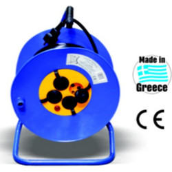 Μπαλαντέζα εργοταξίου πλαστικού / μεταλλικού τυμπάνου 3Χ 1.5/2.5 τετραγωνικά χιλιοστά Χ 25/33/50 μέτρα MADE IN GREECE MACEDONIA - 3 Χ 2.5 mm2 X 25 μέτ