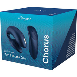 We-Vibe Chorus Διπλός Δονητής για Ζευγάρια με Τηλεχειριστήριο 7.8cm Μπλε