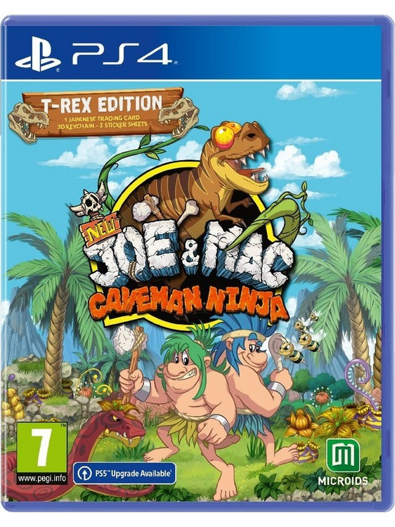 Joe & Mac Caveman Ninja T-Rex Edition PS4