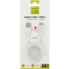 T nB TCUSBCWH ΚΑΛΩΔΙΟ USB A - USB C 1.0m WHITE