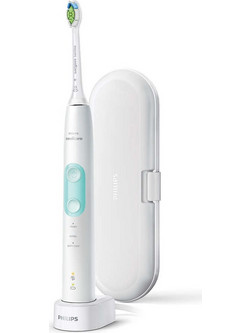 Philips Sonicare HX6857/28 Ηλεκτρική Οδοντόβουρτσα με Χρονομετρητή Αισθητήρα Πίεσης & Θήκη Ταξιδίου