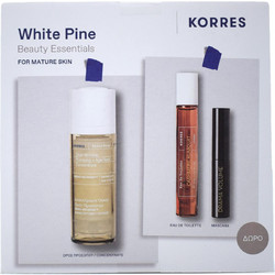 Korres White Pine Serum 30ml + Cashmere Kumquat Eau De Toilette 10ml + Mascara 4ml