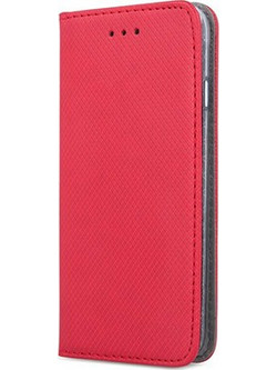 Θήκη OEM Smart Magnet για Xiaomi Redmi Note 11 Pro Plus Flip Cover Red