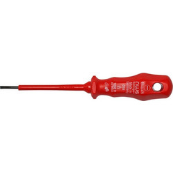 Κατσαβίδι ίσιο VDE 1000V 0.4x2.5x75 mm με κόκκινη λαβή NWS Γερμανίας - 15-9511